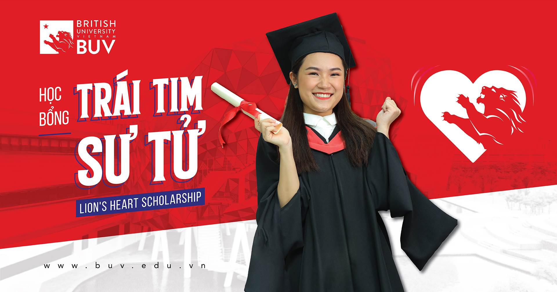 British University Vietnam launches BUV Lion’s Heart Scholarship worth over VND 1 billion
